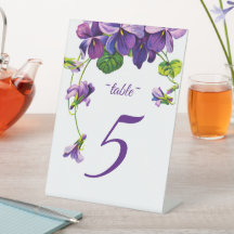 Número único de mesa de la mesa de Wooden Arbor Be