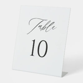Expositor En L Números de mesa minimalistas para boda