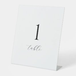 Expositor En L Números de mesa para boda minimalista | Mesa moder