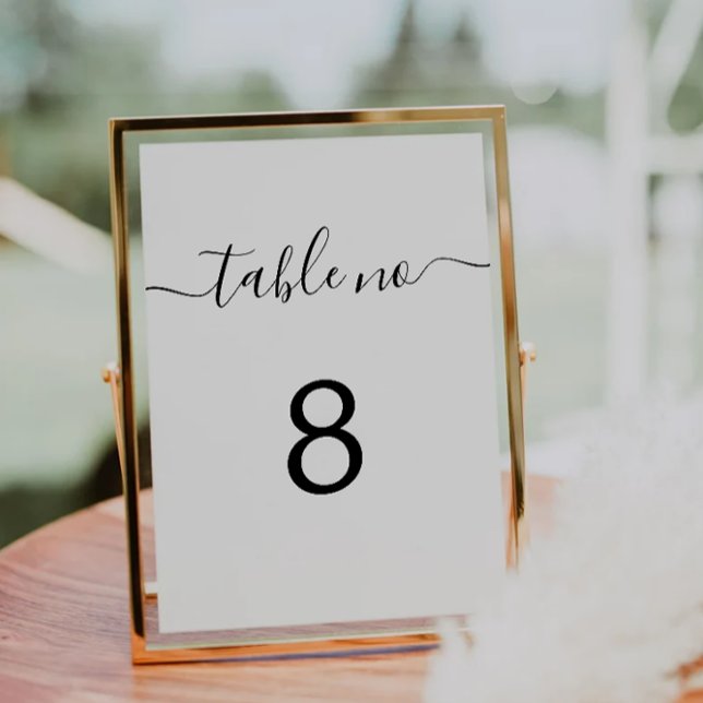 Expositor En L Números de tabla boda, Números de tabla imprimible (Wedding Table Numbers, Printable Table Numbers, Pedestal Sign)