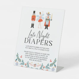Expositor En L Nutcracker Late Night Diaper Navidades Baby Shower