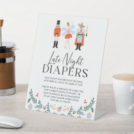Expositor En L Nutcracker Late Night Diaper Navidades Baby Shower