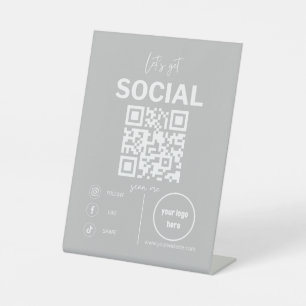 Expositor En L Obtengamos Rótulo de código QR social 
