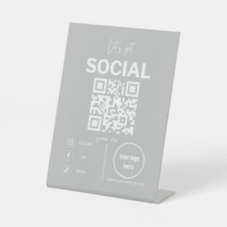Expositor En L Obtengamos Rótulo de código QR social 