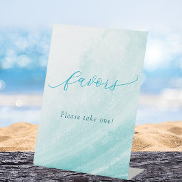 Expositor En L Ocean Beach Verde azulado Favor Azul Por Favor Tom