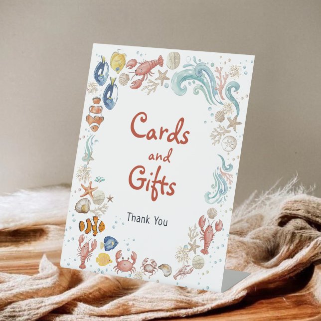 Expositor En L Ocean She Is a Catch Cards & Gifts Bridal Shower (Subido por el creador)