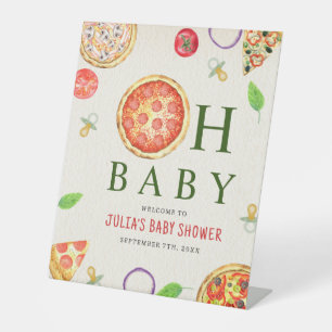 Expositor En L Oh Baby Pizza + Pacificadores Bienvenida Baby Show