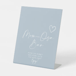 Expositor En L Oh Boy Minimalista Baby Shower Mom-osa Bar