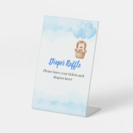 Expositor En L ¡Oh, chico! Rótulo Pedestal de Baby Shower