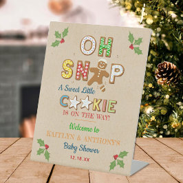Expositor En L ¡Oh Snap! Bienvenidos a Baby Shower a la cookie de