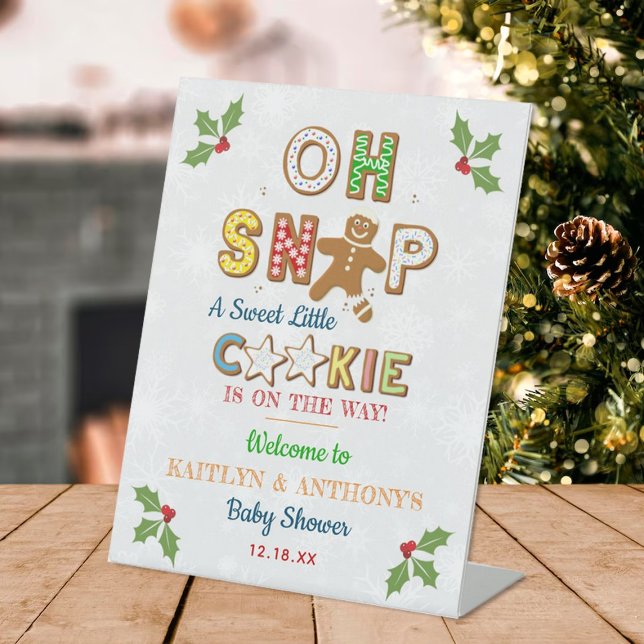 Expositor En L ¡Oh Snap! Bienvenidos a Baby Shower a la cookie de (Subido por el creador)