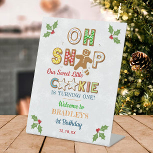 Expositor En L ¡Oh Snap! Gingerbread Cookie Cualquier Cumpleaños