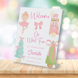 Expositor En L Oh What Fun Pink Nutcracker Birthday Welcome