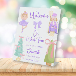 Expositor En L Oh What Fun Purple Nutcracker Birthday Welcome