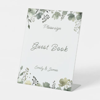 Expositor En L Olive Floral Wedding