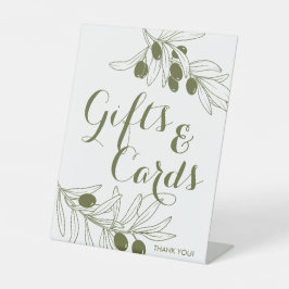 Expositor En L Olive Green Branches Gifts & Cards
