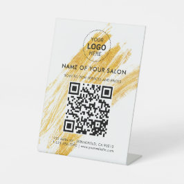 Expositor En L Onda elegante moderna con brillo