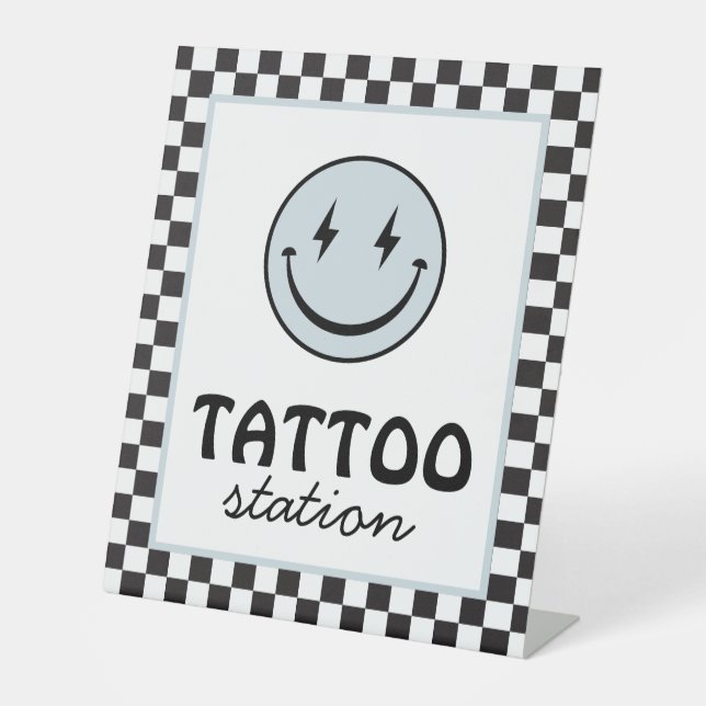Expositor En L One Happy Dude Happy Face Tattoo (Anverso)