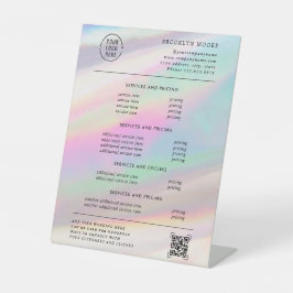 Expositor En L Opalo Iridescente Holográfico | Precios 