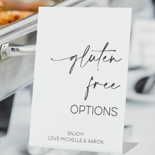 Expositor En L Opciones libres de gluten Boda Buffet