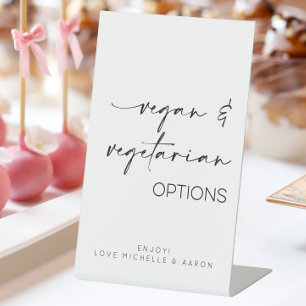 Expositor En L Opciones vegetarianas y veganas Boda Buffet