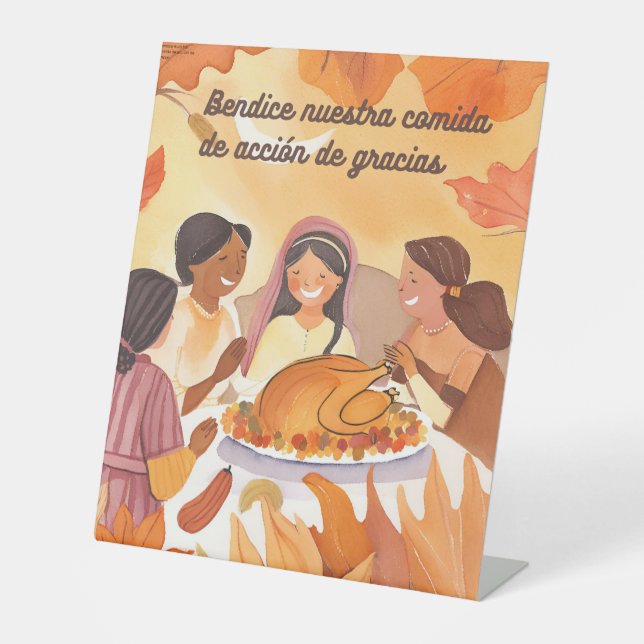 Expositor En L Oración del Día de Acción de Gracias en España (Anverso)