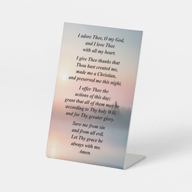 Expositor En L Oración matutina en pie de calle (Anverso)