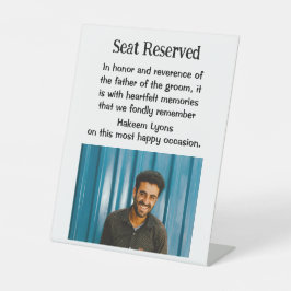 Expositor En L Padre Del Rótulo De La Plaque De La Montaña Boda D