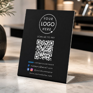 Expositor En L Pago con código QR Negocio de pago Venmo Paypal