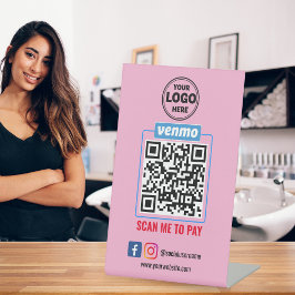 Expositor En L Pago de código QR de Venmo | Búsqueda inteligente 