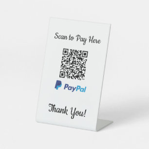 Expositor En L Pago móvil de Paypal Escanear Para Pagar