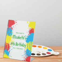 Expositor En L Painting Party Kids Birthday