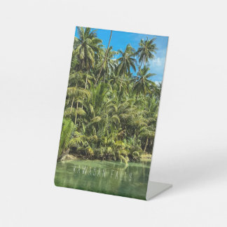 Expositor En L Paisaje tropical, filipinas, caídas de Kawasan Cas