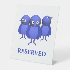 Expositor En L Pájaros azules