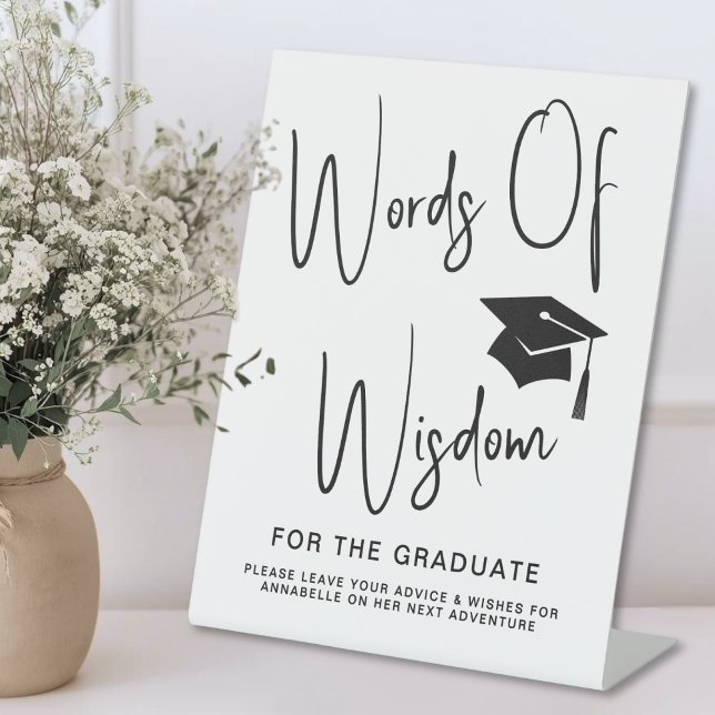 Expositor En L Palabras de Sabiduría (Words Of Wisdom Pedestal Sign)