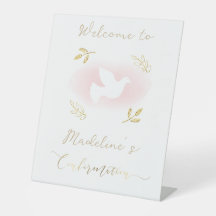 paloma blanca Bienvenida confirmación