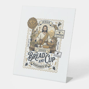 Expositor En L Pan Y Copa Jesús Comunión Fe Cristiana Vint