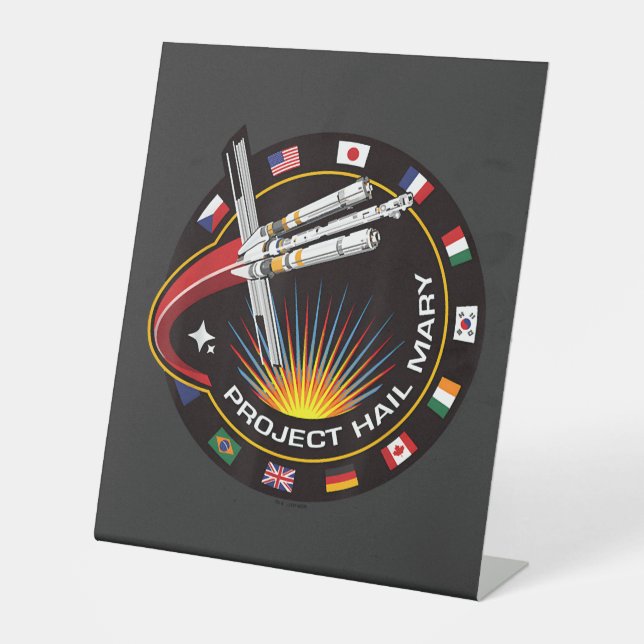 Expositor En L Parche de misión espacial (Anverso)