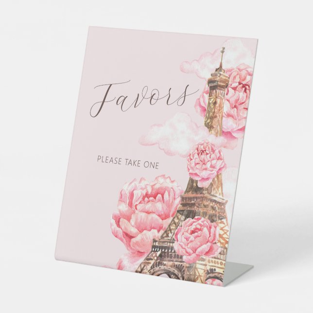 Expositor En L Paris Bridal Shower Favors (Anverso)