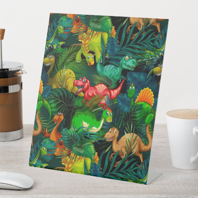 Expositor En L Parque Dinosaur (In Situ)