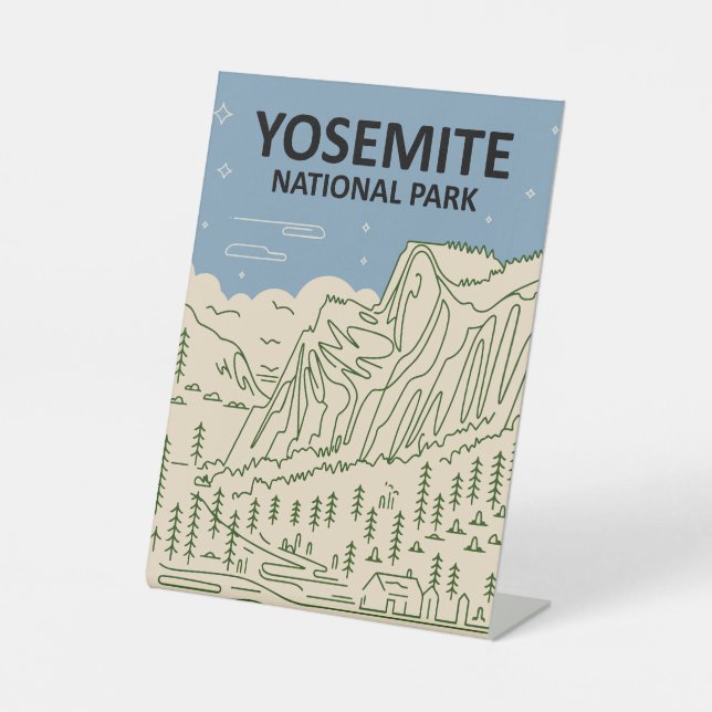 Expositor En L Parque nacional Yosemite California (Anverso)