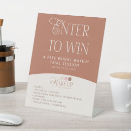 Expositor En L Participa para Ganar Sorteo de Maquillaje con Logo