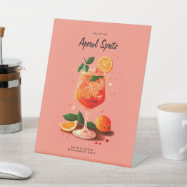 Expositor En L Partido de Compromiso de Aperol Spritz