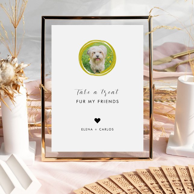 Expositor En L Partido mascota Favor de Biscuit Bar DogTreat Boda (Subido por el creador)