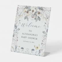 Pastel Art Nouveau Flor Mariposa Niña