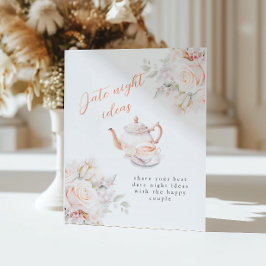 Expositor En L Pastel Blooms Bridal Shower Date Ideas Noche