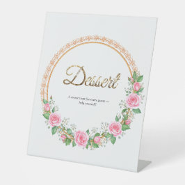 Expositor En L Pastel Pink Roses & Baby’s Breath Desert Bar