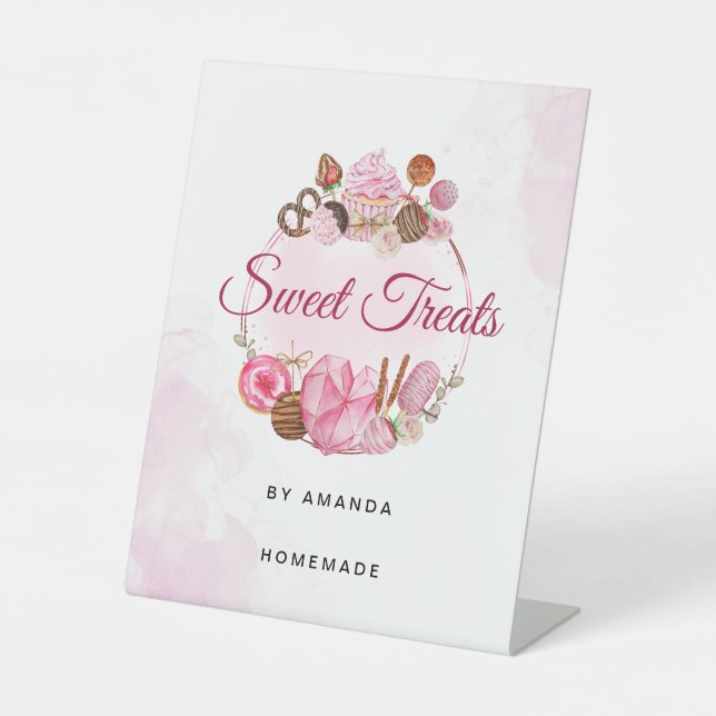 Expositor En L Pasteles dulces Panadería (Anverso)