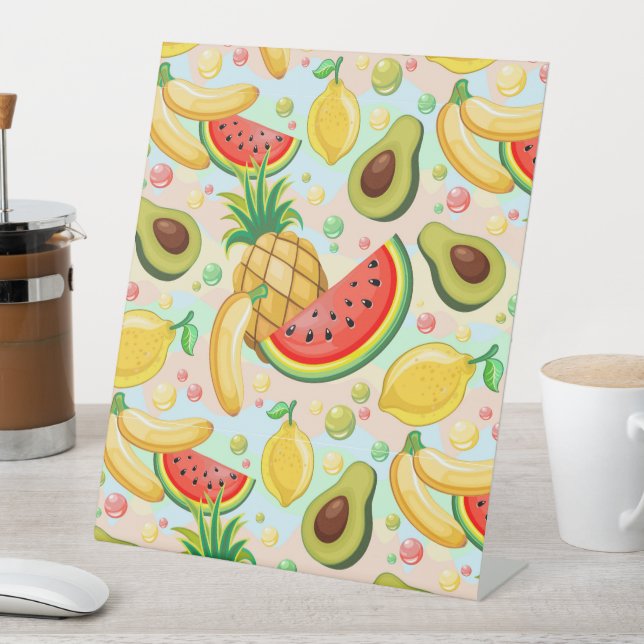 Expositor En L Patrón de frutas de verano fresco (In Situ)