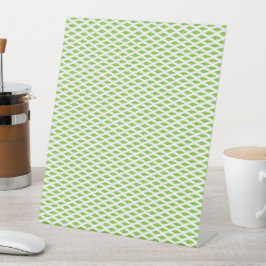 Expositor En L Patrón verde académico para el éxito